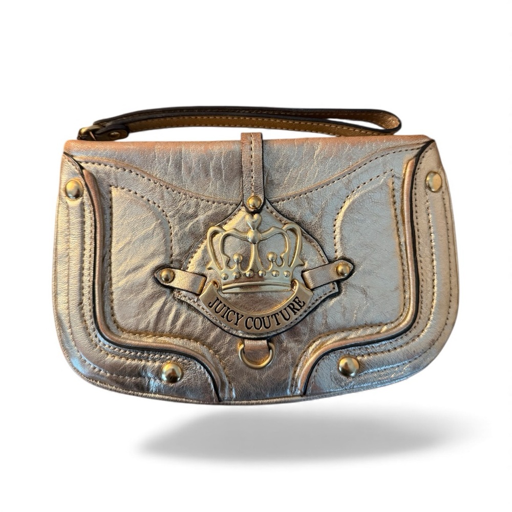 Juicy Couture Metallic Gold Wristlet